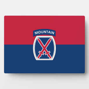 10th Mountain Division Plaque