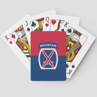 10th Mountain Division Playing Cards