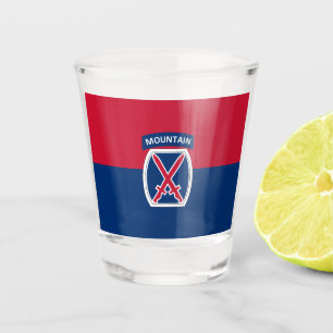 10th Mountain Division Shot Glass