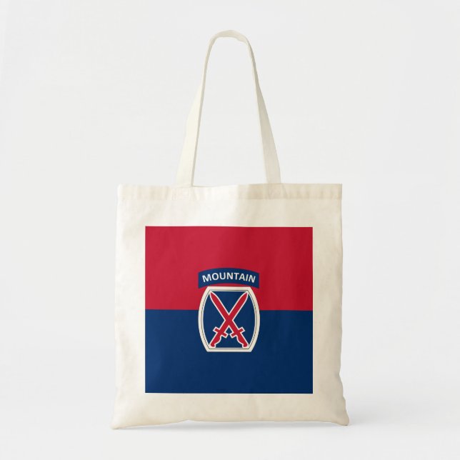 10th Mountain Division Tote Bag (Front)