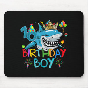 10th Ocean Theme Party 10 Years Old For Boys Mouse Pad