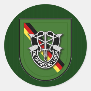 10th SFG-A 7 Germany Classic Round Sticker