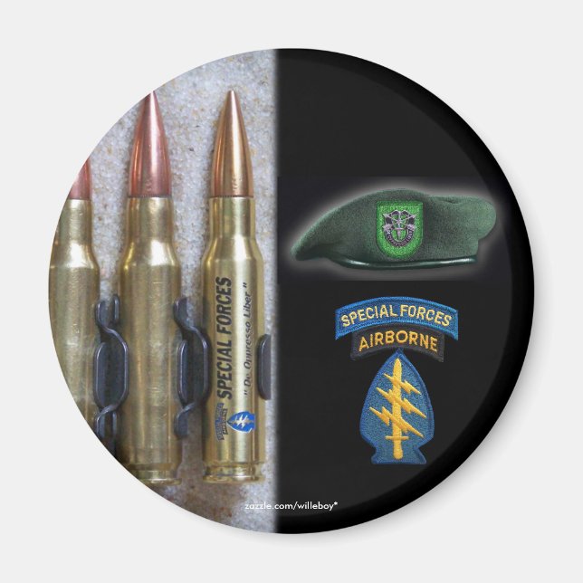 10th special forces flash patch iraq magnet vfw (Front)