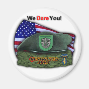 10th special forces green berets vets magnet