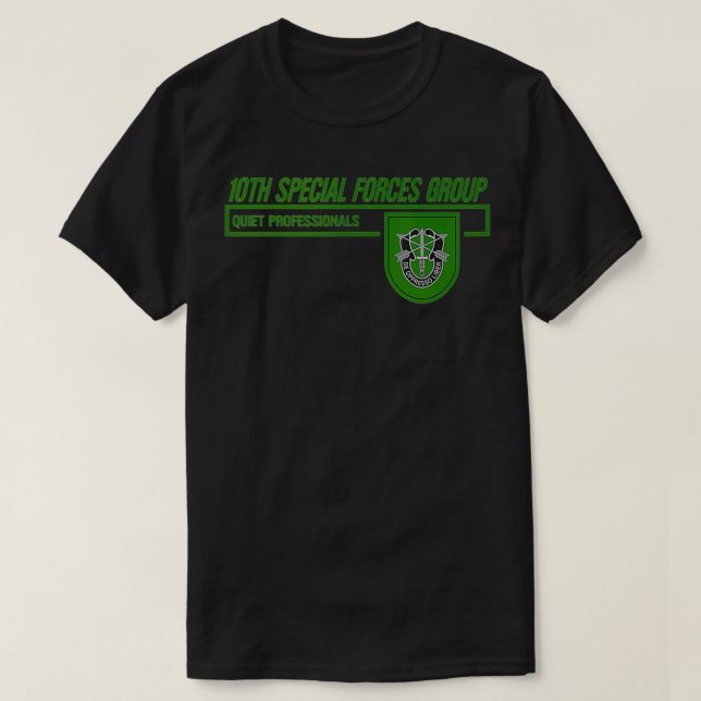 10th Special Forces Group (10th SFG)  T-Shirt (Design Front)