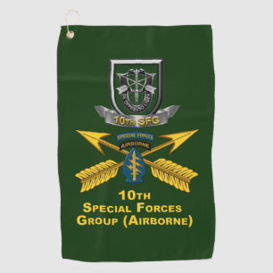 10th Special Forces Group  Golf Towel