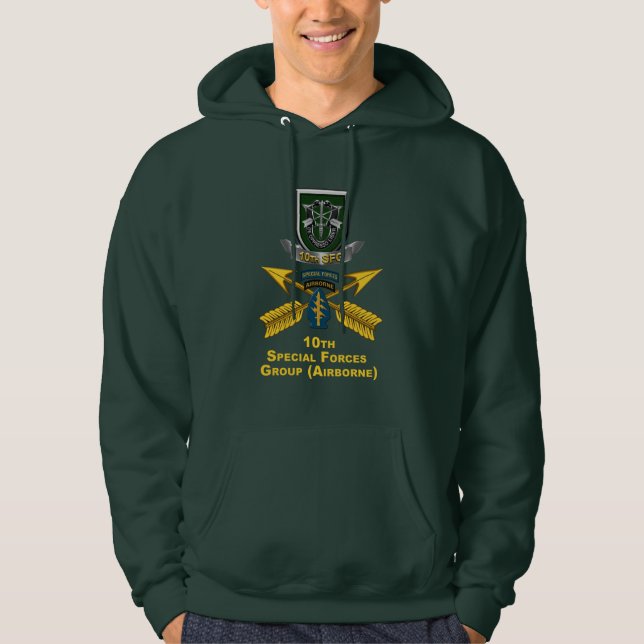10th Special Forces Group  Hoodie (Front)