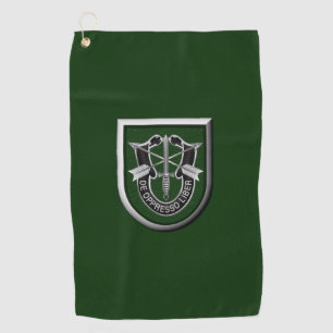 10th Special Forces Group Insignia Golf Towel