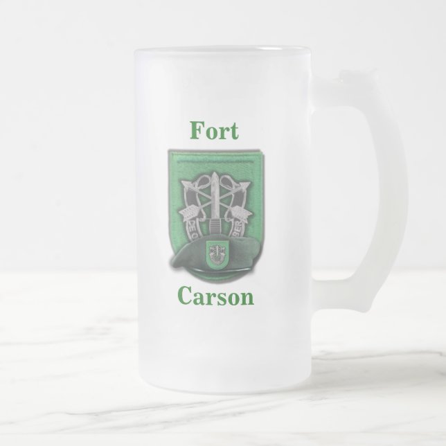 10th Special forces group iraq flash beer Mug (Right)
