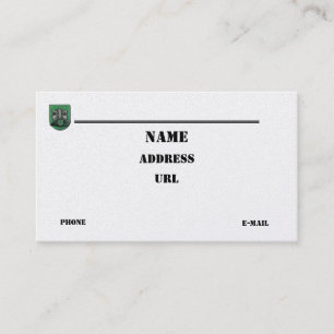10th special forces group vets flash business Card