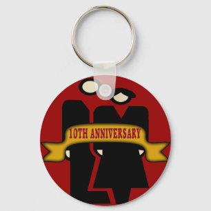 10th Wedding Anniversary Gifts Key Ring