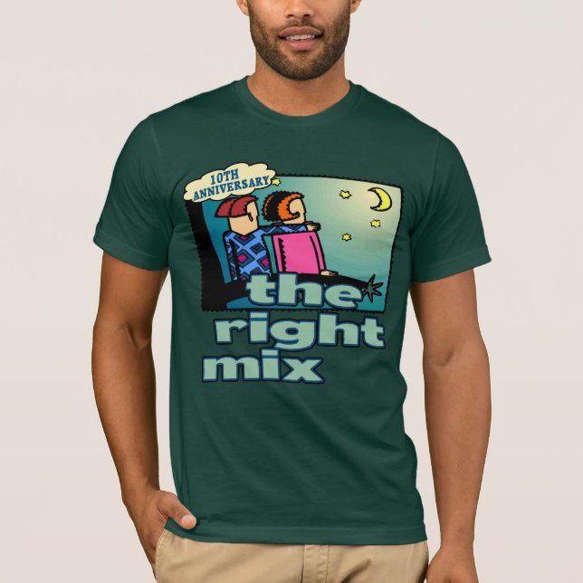 10th Wedding Anniversary Gifts T-Shirt (Front)