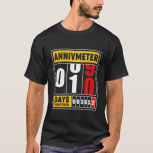 10Th Wedding Anniversary S For Couples Husband Wif T-Shirt