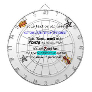 10tshirts.com Customisable DART BOARD! Dartboard