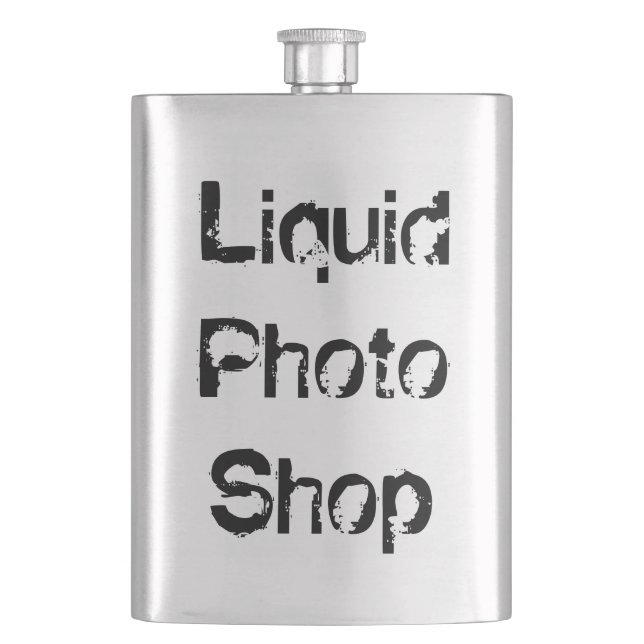 10tshirts.com Customisable Flask Liquid Photo Shop (Front)