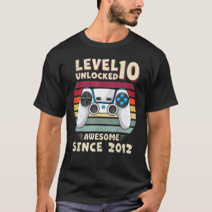 10yr BDay Son Boy  Gamer 10th 10 Years Old Birthda T-Shirt
