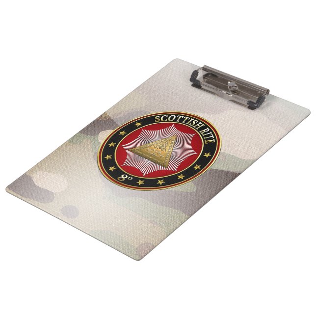 [110] 8th Degree: Intendant of the Building Clipboard (Angled)