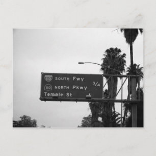 110 Freeway Sign Postcard