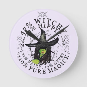 110% Pure Magick Witch Clock
