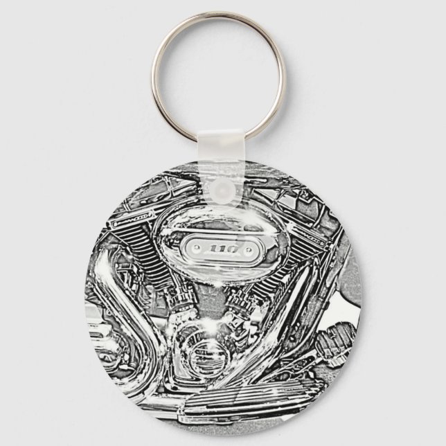 110 Screaming Eagle Key Ring (Front)