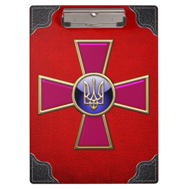 [110] Ukrainian Armed Forces Emblem Clipboard (Front)