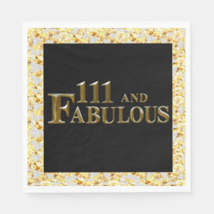 111 Birthday  Napkin