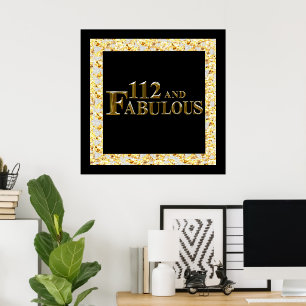 112 Birthday Poster