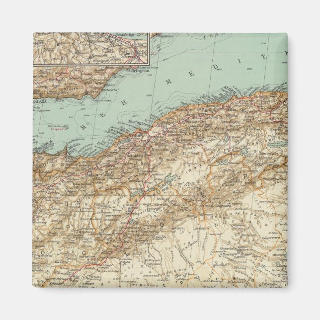 112 Morocco, Algeria, Tunisia Magnet (Front)