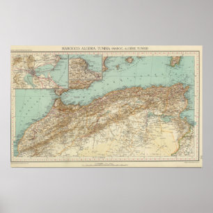 112 Morocco, Algeria, Tunisia Poster
