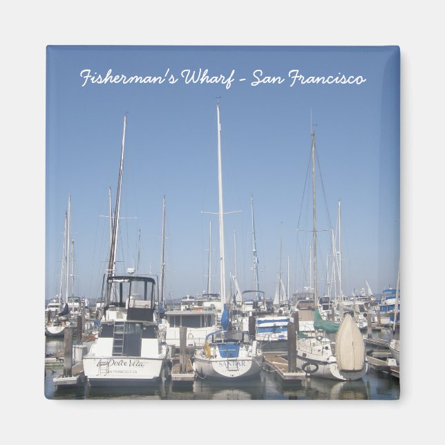 1132, Fisherman's Wharf - San Francisco Magnet (Front)