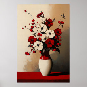 1132 Strength And Calm Of A Floral Minimalism - Hi Poster