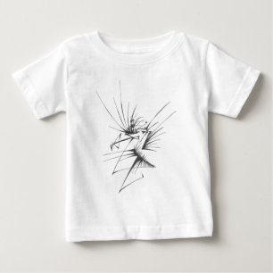 114 Black White Abstract Tribal Tattoo Art Baby T-Shirt