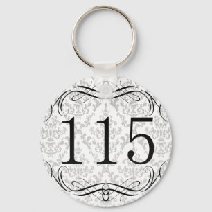 115 Area Code Key Ring