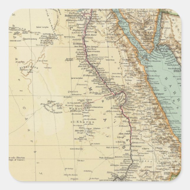 115 Egypt Square Sticker (Front)