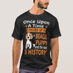 115 One Upon A Time - Beagle Puppy T-Shirt