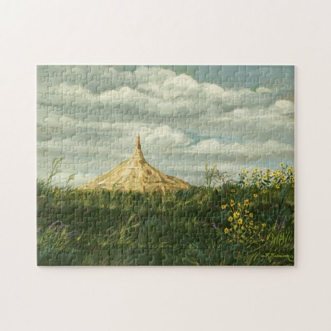 1170 Chimney Rock Landscape Jigsaw Puzzle (Horizontal)