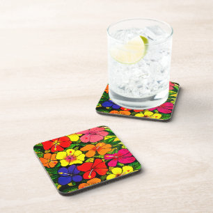 117 - Hibiscus Coasters