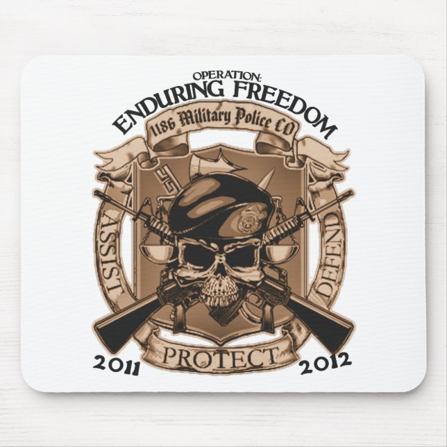 1186 MP Enduring Freedom Mouse Pad (Front)
