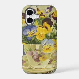 1187 Pansies in Teacup