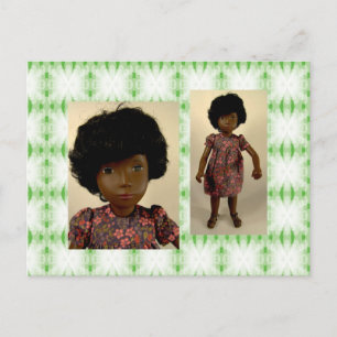 118 Cora Little Flower Dress Postkarte Postcard