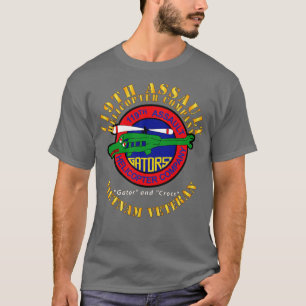 119th Assault Helicopter Company SSI Gator and Cro T-Shirt