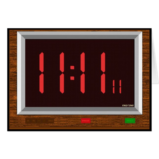 11:11 Clock "Catch Ya Later!" (Front Horizontal)