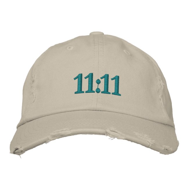 11:11 EMBROIDERED HAT (Front)