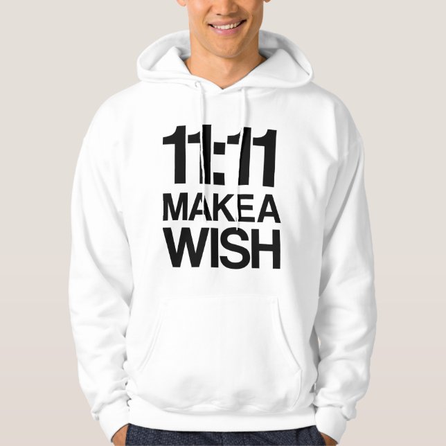 11:11 MAKE A WISH hoodie (Front)