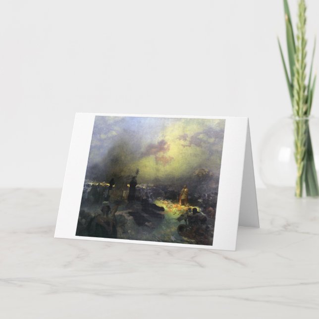 #11 After the Battle of Vitkov Hill, Mucha Card (Front)