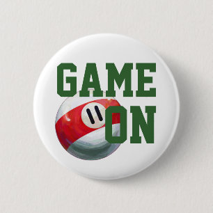 11 Ball 6 Cm Round Badge