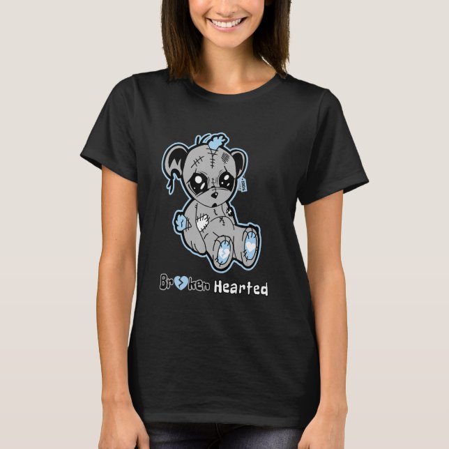11 Cool Grey Tee To Match Broken Hearted Bear Cool (Front)