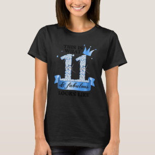 11 & Fabulous I Blue White Party Group Candid Phot T-Shirt