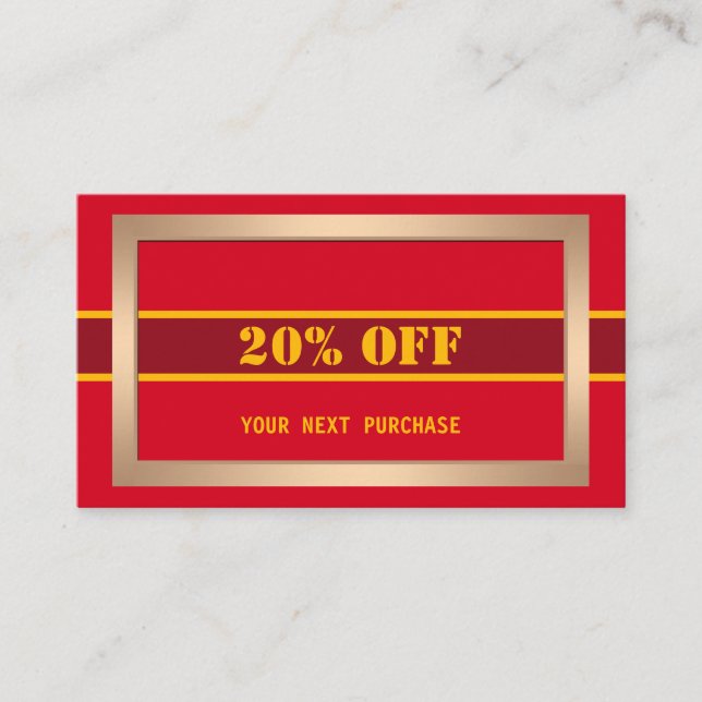 11. Gift certificate (Front)