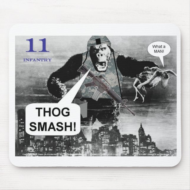 11 Infantry Mouse Pad (Front)